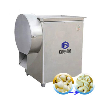 Garlic slicing machine